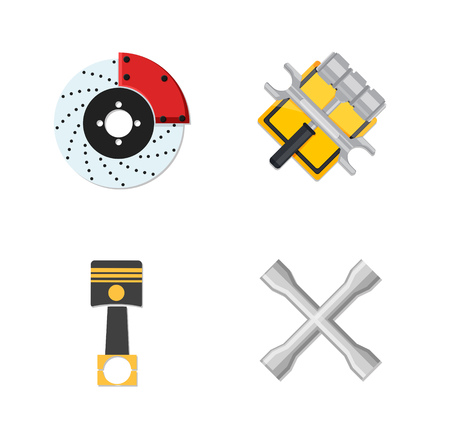 Car service Iconsのイラスト素材