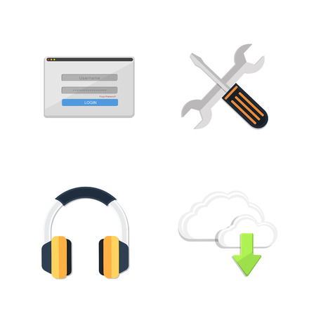 Internet Iconsのイラスト素材