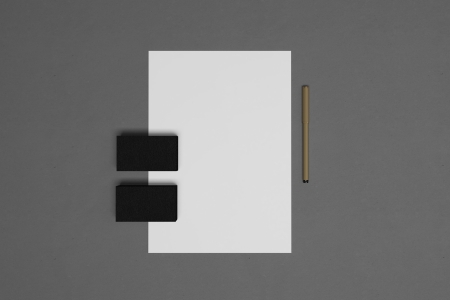 Blank corporate stationery teampletの写真素材