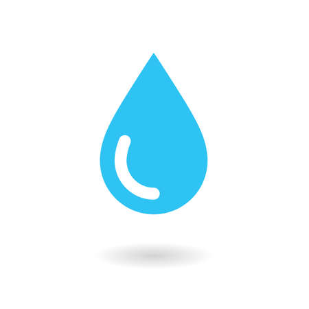Water drop. Icon. Vectorのイラスト素材