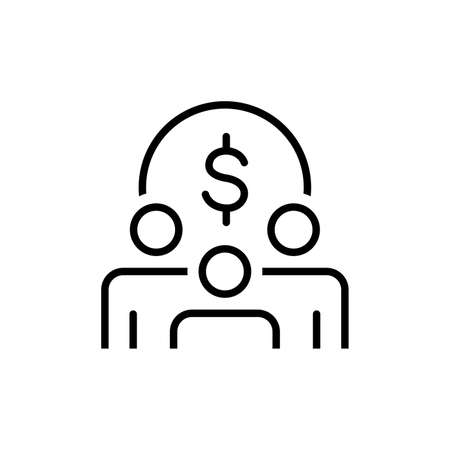Shareholders icon in vector. Logotypeのイラスト素材