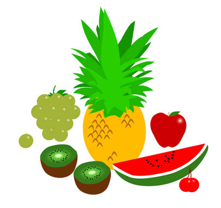 fress fruitsのイラスト素材