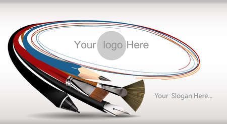 design graphic banner, toolsのイラスト素材