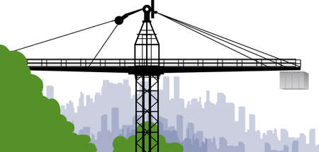 Construction engineering backgroundのイラスト素材