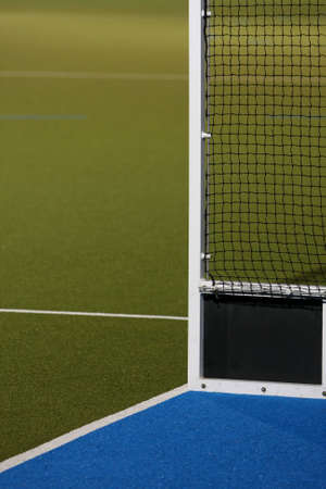 Abstract view of hockey goals の写真素材