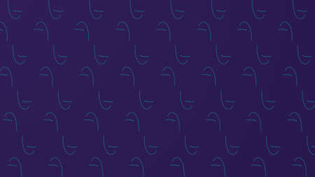 Geometric pattern where lines and shapes intersect with each other to form new patterns on purple gradient with copy space. Use background . Simple illustration conceptの写真素材