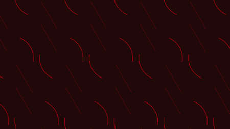 Geometric pattern where lines and shapes intersect with each other to form new patterns on dark red...