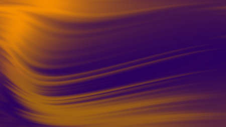 Fluid vibrant gradient of purple orange colors with smooth movement in the frame swing like a wave with copy space. Abstract lines background and Halloween conceptの写真素材
