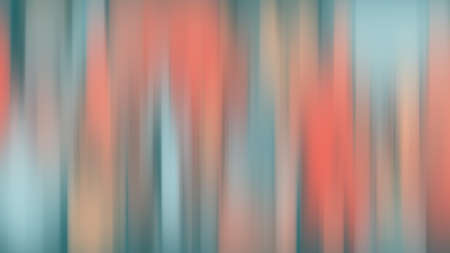 Twisted vibrant iridescent gradient blurred of coral blue and beige colors with smooth movement of...