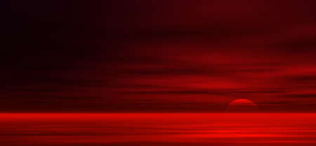 Sunset background. Digitaly createdの写真素材