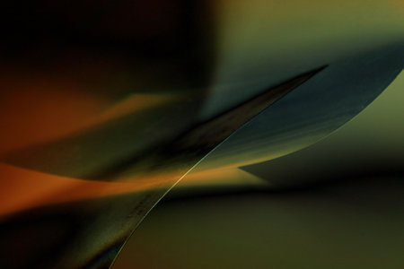 Lights geometry series. Abstract photo of technical paperの写真素材