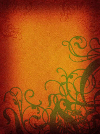 Background. Retro mode, floral ornamentsの写真素材
