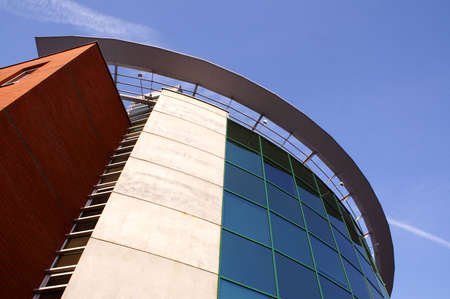Modern Corporative building, detailed
