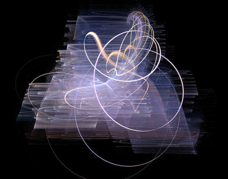 Digital painting. Abstract fractal design