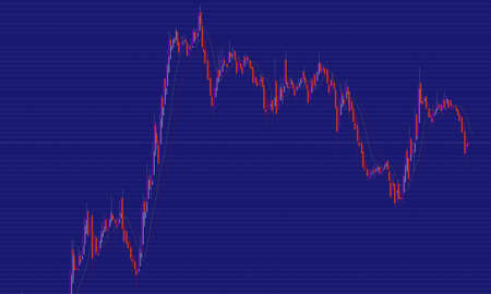 Chart background, currency exchange illustration