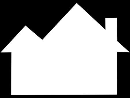 House background, black and whiteの写真素材