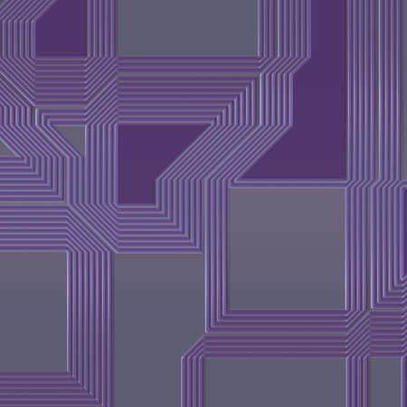 Artificial circuit board close-up conceptual illustration