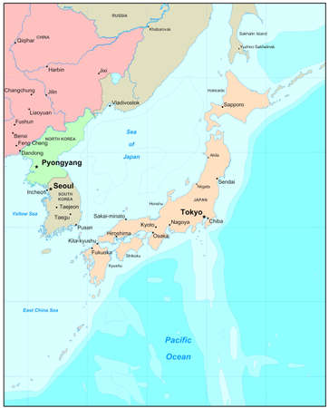 Japan mapのeditorial素材