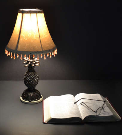 Lamp and Bible