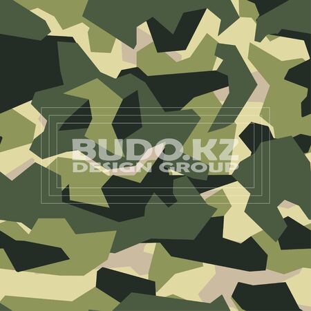 Original Military and hunting camouflage seamless pattern texture.のイラスト素材