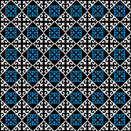 Oriental pattern, loft, craft textureのイラスト素材