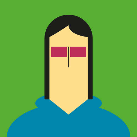 Pop art poster creative portrait. Vector. EPSのイラスト素材
