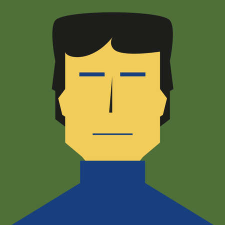 Pop art poster creative portrait. Vector.のイラスト素材