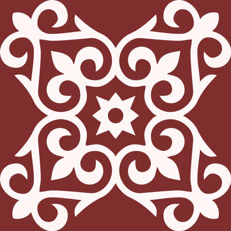 Kazakhstan Ethnic patterns. Traditions of nomads, Kazakh steppes, Asian Mongolian Caucasus