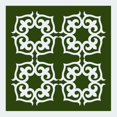 Ethnic patterns. Traditions of nomads, Kazakh steppes, Asian Mongolian Caucasusのイラスト素材