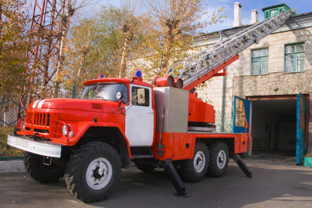 Russian Emergency Fire truck ZIL