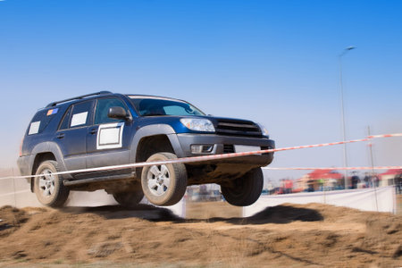 Off road rally raid 4X4 sprint race.