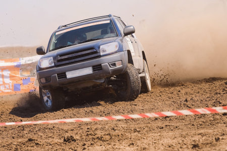 Off road rally raid 4X4 sprint race.