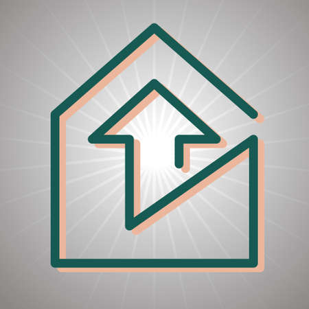 mail download  iconのイラスト素材