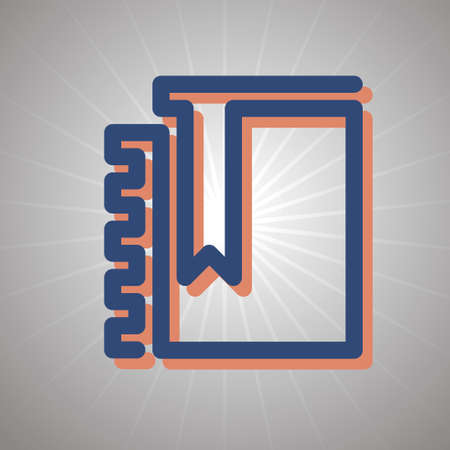 note book  iconのイラスト素材