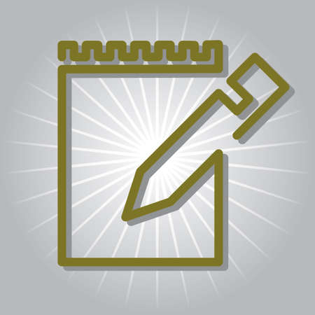 note pad iconのイラスト素材