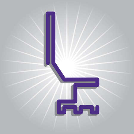 office chair iconのイラスト素材