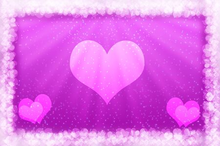 Abstract Background with a heartの写真素材
