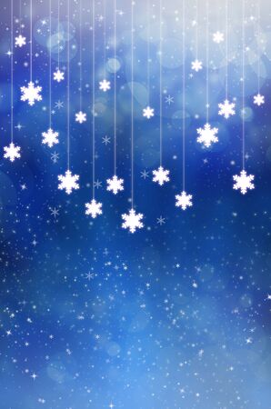 Snowflake blue Backgroundの写真素材