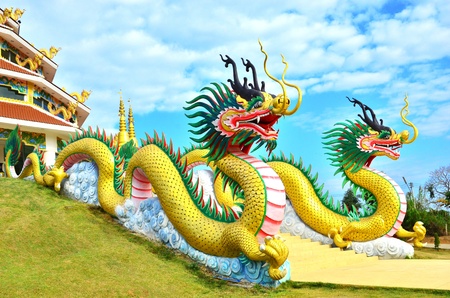 dragon statueの写真素材