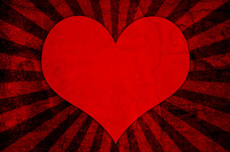 red heart の写真素材