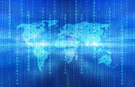 blue source code background の写真素材