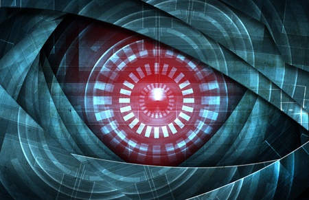 robot eye の写真素材