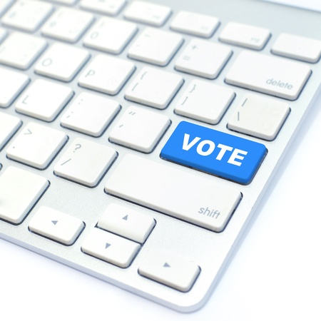 vote buttonの写真素材