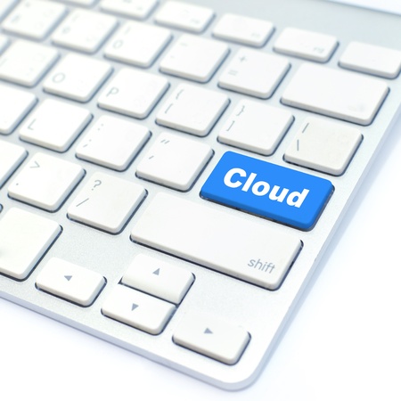 keyboard cloud botton の写真素材