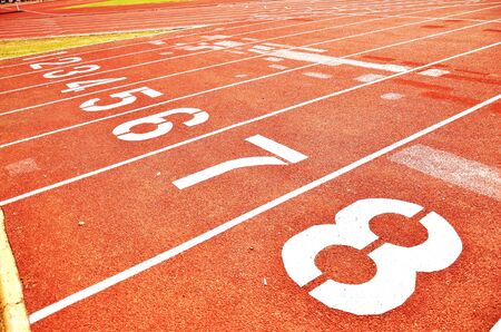 retro arena sport running race trackの写真素材