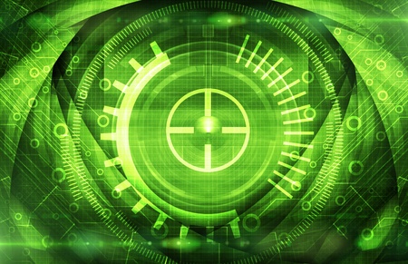 Abstract dark green technical backgroundの写真素材