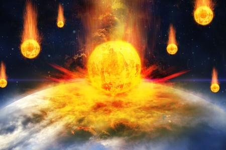 Global accident - collision of an asteroid with the Earth