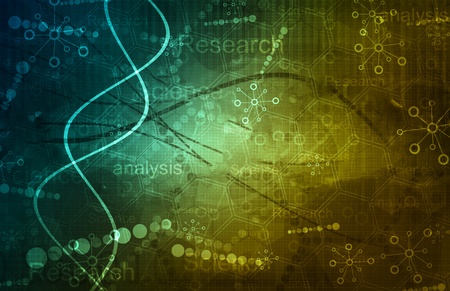 Science Research as a Concept for Presentationの写真素材