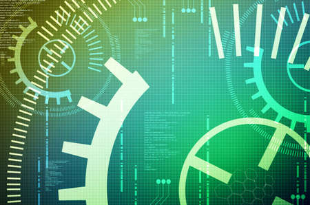 Abstract digital green background
の写真素材