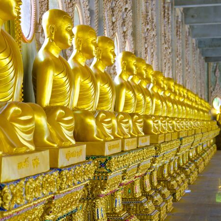 View of buddha statue in Thailandの写真素材